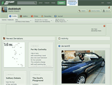Tablet Screenshot of dookiebutt.deviantart.com