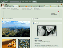 Tablet Screenshot of elfoxy.deviantart.com