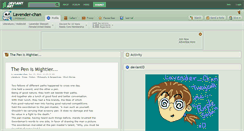 Desktop Screenshot of lavender-chan.deviantart.com