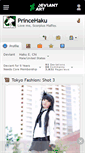 Mobile Screenshot of princehaku.deviantart.com