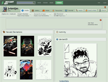 Tablet Screenshot of jwientjes.deviantart.com