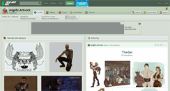 Desktop Screenshot of angelic-artwork.deviantart.com