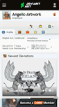 Mobile Screenshot of angelic-artwork.deviantart.com