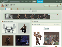 Tablet Screenshot of angelic-artwork.deviantart.com