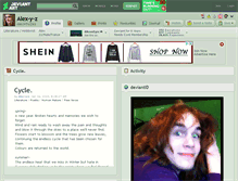 Tablet Screenshot of alex-y-z.deviantart.com