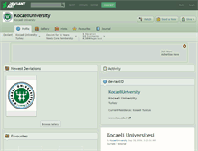 Tablet Screenshot of kocaeliuniversity.deviantart.com
