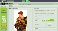 Desktop Screenshot of alistair-fanclub.deviantart.com