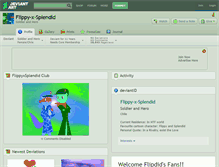 Tablet Screenshot of flippy-x-splendid.deviantart.com