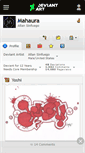 Mobile Screenshot of mahaura.deviantart.com