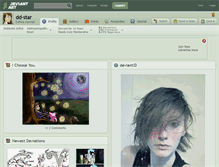 Tablet Screenshot of dd-star.deviantart.com