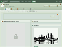 Tablet Screenshot of naim92.deviantart.com