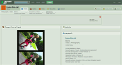 Desktop Screenshot of kyou-the-cat.deviantart.com