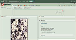 Desktop Screenshot of happydeath.deviantart.com