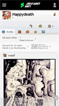 Mobile Screenshot of happydeath.deviantart.com