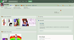 Desktop Screenshot of iris-club.deviantart.com