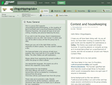 Tablet Screenshot of clingyshippingclub.deviantart.com