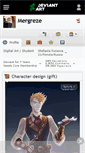Mobile Screenshot of mergreze.deviantart.com