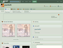 Tablet Screenshot of peachkefir.deviantart.com