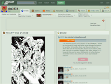 Tablet Screenshot of daz3333.deviantart.com