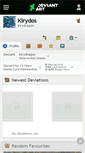 Mobile Screenshot of kirydos.deviantart.com
