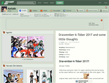 Tablet Screenshot of kelloth.deviantart.com