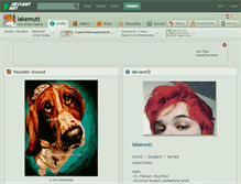 Tablet Screenshot of lakemutt.deviantart.com