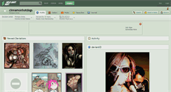 Desktop Screenshot of cinnamonhotdogs.deviantart.com