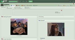 Desktop Screenshot of lamprays.deviantart.com