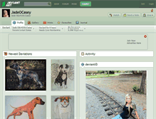 Tablet Screenshot of jadeocasey.deviantart.com