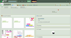 Desktop Screenshot of loveandstyle.deviantart.com