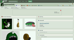 Desktop Screenshot of electricman83690.deviantart.com
