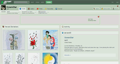 Desktop Screenshot of oceansstar.deviantart.com