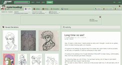 Desktop Screenshot of mysteriousdbzgt.deviantart.com