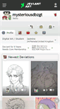 Mobile Screenshot of mysteriousdbzgt.deviantart.com