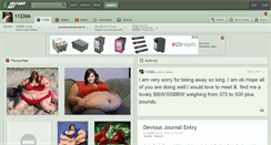 Desktop Screenshot of 112266.deviantart.com
