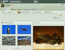 Tablet Screenshot of ernieleo.deviantart.com