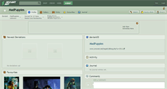 Desktop Screenshot of madpuppies.deviantart.com