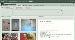 Desktop Screenshot of hannah-ninja-noodle.deviantart.com