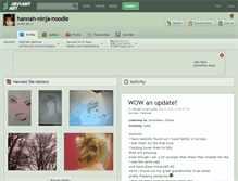 Tablet Screenshot of hannah-ninja-noodle.deviantart.com