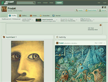 Tablet Screenshot of frodok.deviantart.com