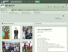 Tablet Screenshot of little-devil-92.deviantart.com
