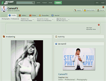 Tablet Screenshot of cameofx.deviantart.com