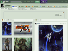 Tablet Screenshot of misi006.deviantart.com