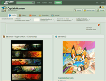 Tablet Screenshot of captainmorwen.deviantart.com