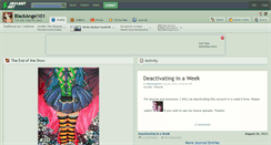 Desktop Screenshot of blackangel101.deviantart.com