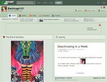 Tablet Screenshot of blackangel101.deviantart.com