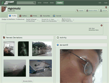 Tablet Screenshot of nightwolfd.deviantart.com