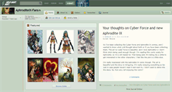 Desktop Screenshot of aphroditeix-fans.deviantart.com
