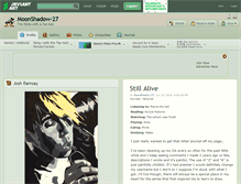 Tablet Screenshot of moonshadow-27.deviantart.com