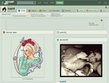 Tablet Screenshot of kophii.deviantart.com